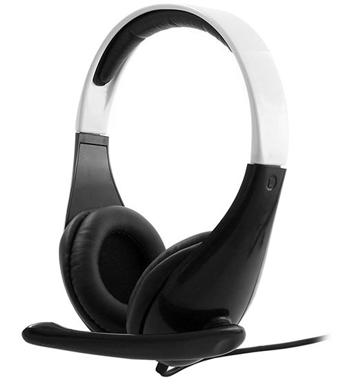 Наушники Gembird MHS-901 черно-белые купить,NaN