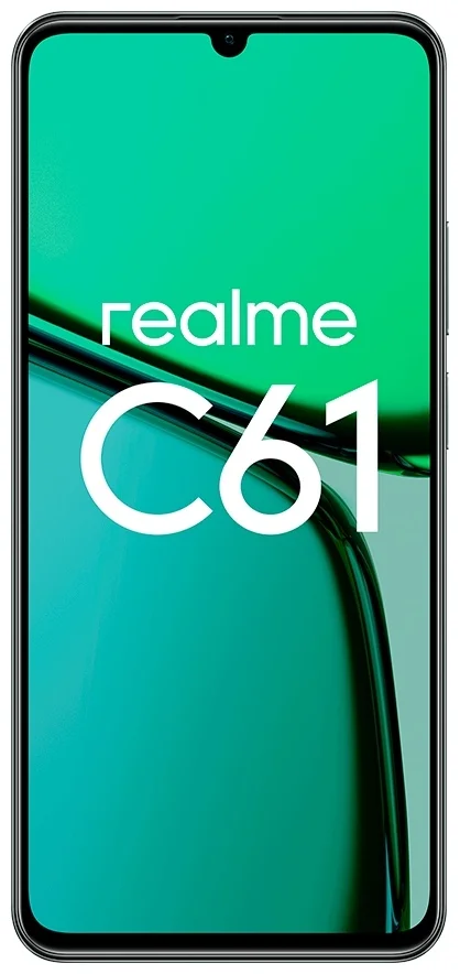 Смартфон Realme C61 8/256Gb Dark Green + Внешний аккумулятор Astero 10 PD 10000мАч Black + Наушники Buds 6 Play Black купить,0