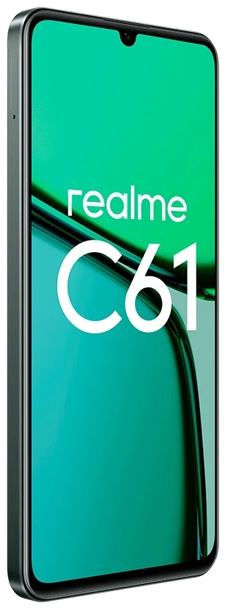 Смартфон Realme C61 8/256Gb Dark Green + Внешний аккумулятор Astero 10 PD 10000мАч Black + Наушники Buds 6 Play Black купить,0