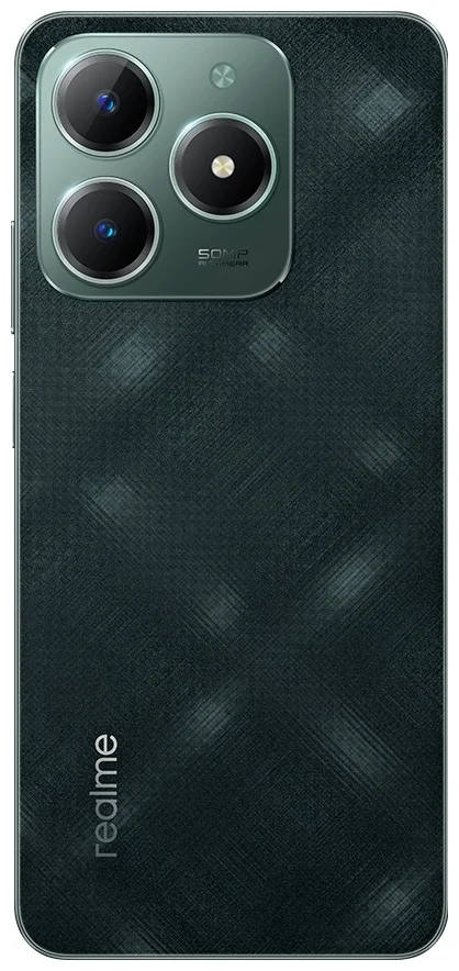 Смартфон Realme C61 8/256Gb Dark Green + Внешний аккумулятор Astero 10 PD 10000мАч Black + Наушники Buds 6 Play Black купить,0