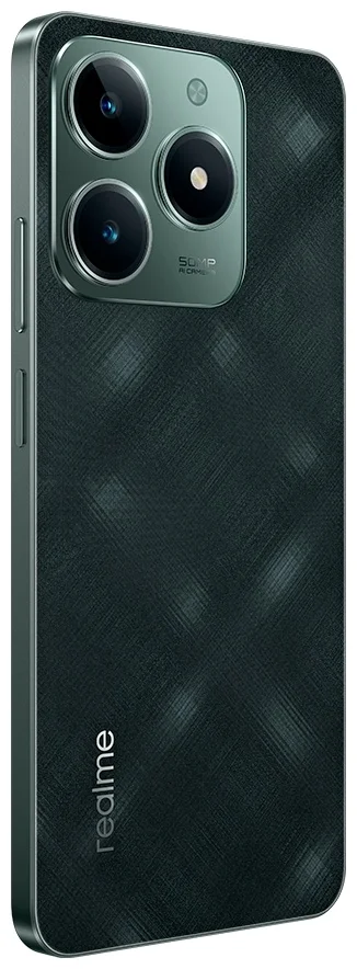 Смартфон Realme C61 8/256Gb Dark Green + Внешний аккумулятор Astero 10 PD 10000мАч Black + Наушники Buds 6 Play Black купить,0