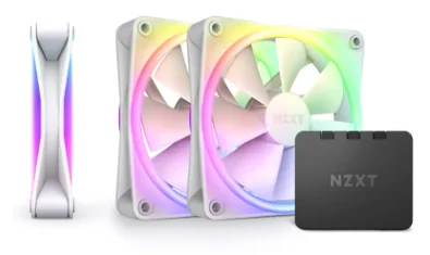 Кулер NZXT F120 RGB Duo RF-D12TF-W1 3в1 White
