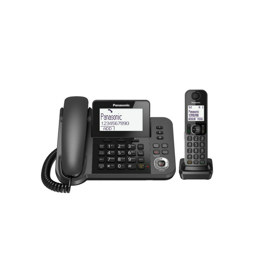 Радиотелефон Panasonic KX-TGF320 RUM черный