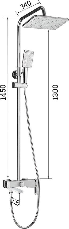 Shevanik душевой набор (гарнитур) S9036F купить,NaN