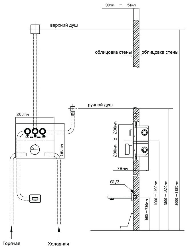 Душевой набор (гарнитур) VSFW-4311RBG купить,NaN