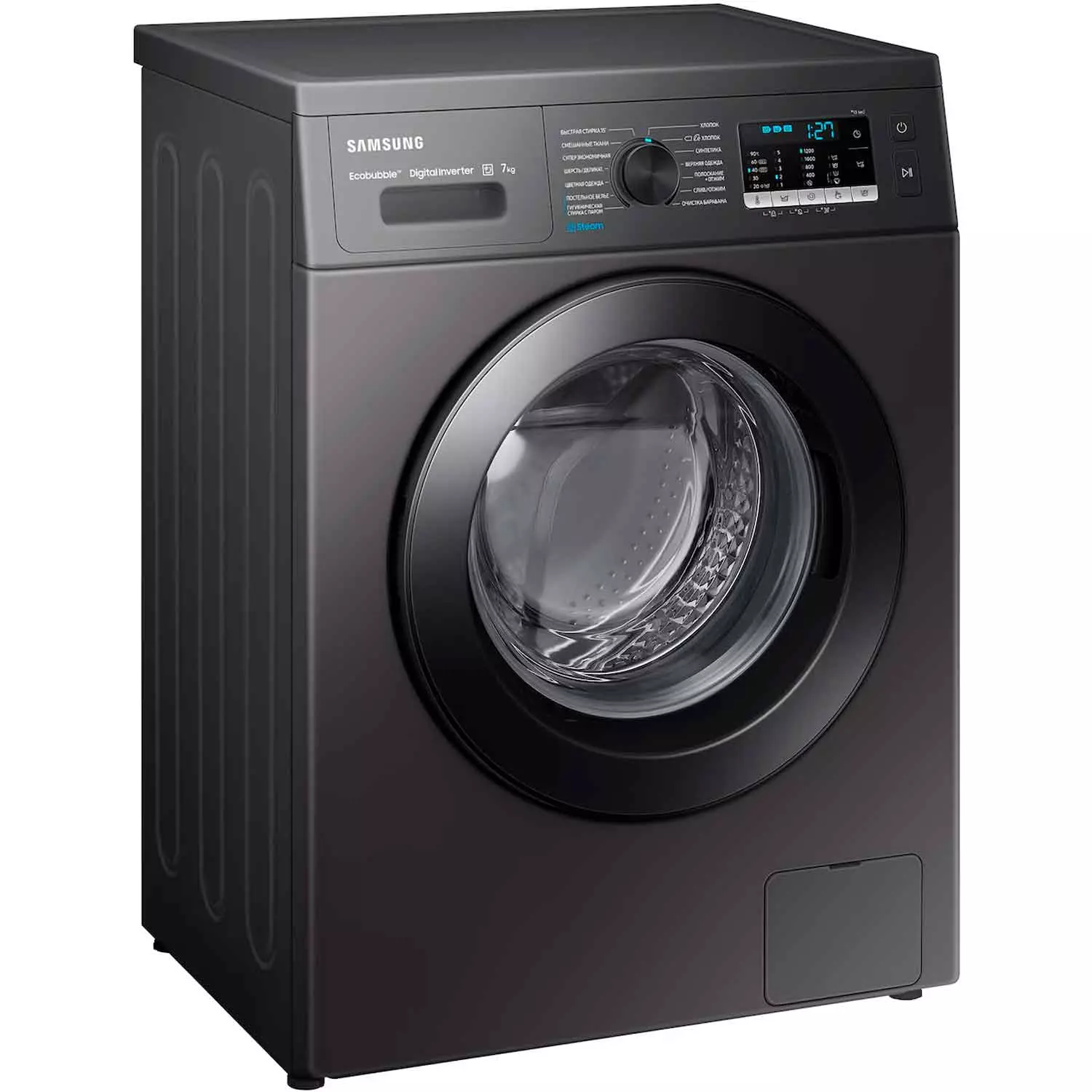 Стиральная машина SAMSUNG WW 70AK5S21CXLT KZ Black