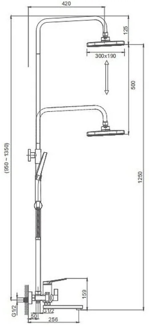 Splenka душевой набор (гарнитур) S40.24.07