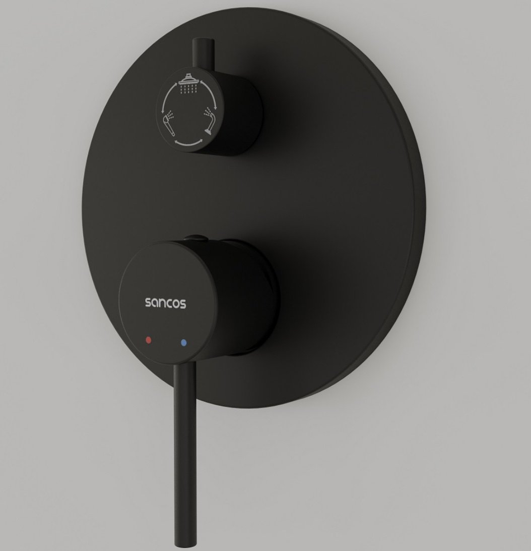 Sancos душевой набор (гарнитур) Select SC3004MB