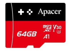 Карта памяти Apacer AP64GMCSX10U7-RAGC 64Gb