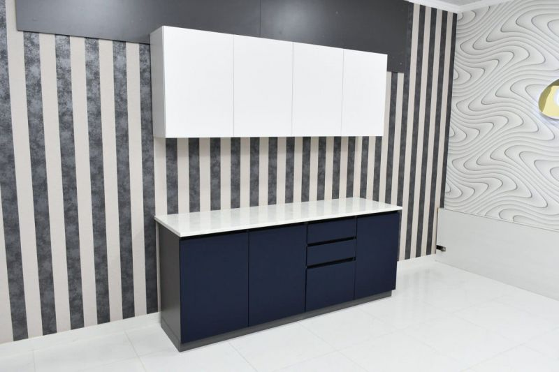 Кухонный гарнитур Elegant Бамакс 2 м Белый-Синий купить,NaN