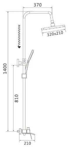 Shevanik душевой набор (гарнитур) S4136