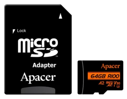 Карта памяти Apacer AP64GMCSX10U8-R 64Gb
