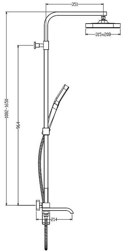 Raglo душевой набор (гарнитур) R02.24.03