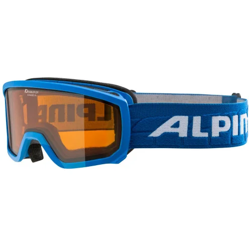 Маска горнолыжная детская Alpina Scarabeo Jr. DH синяя