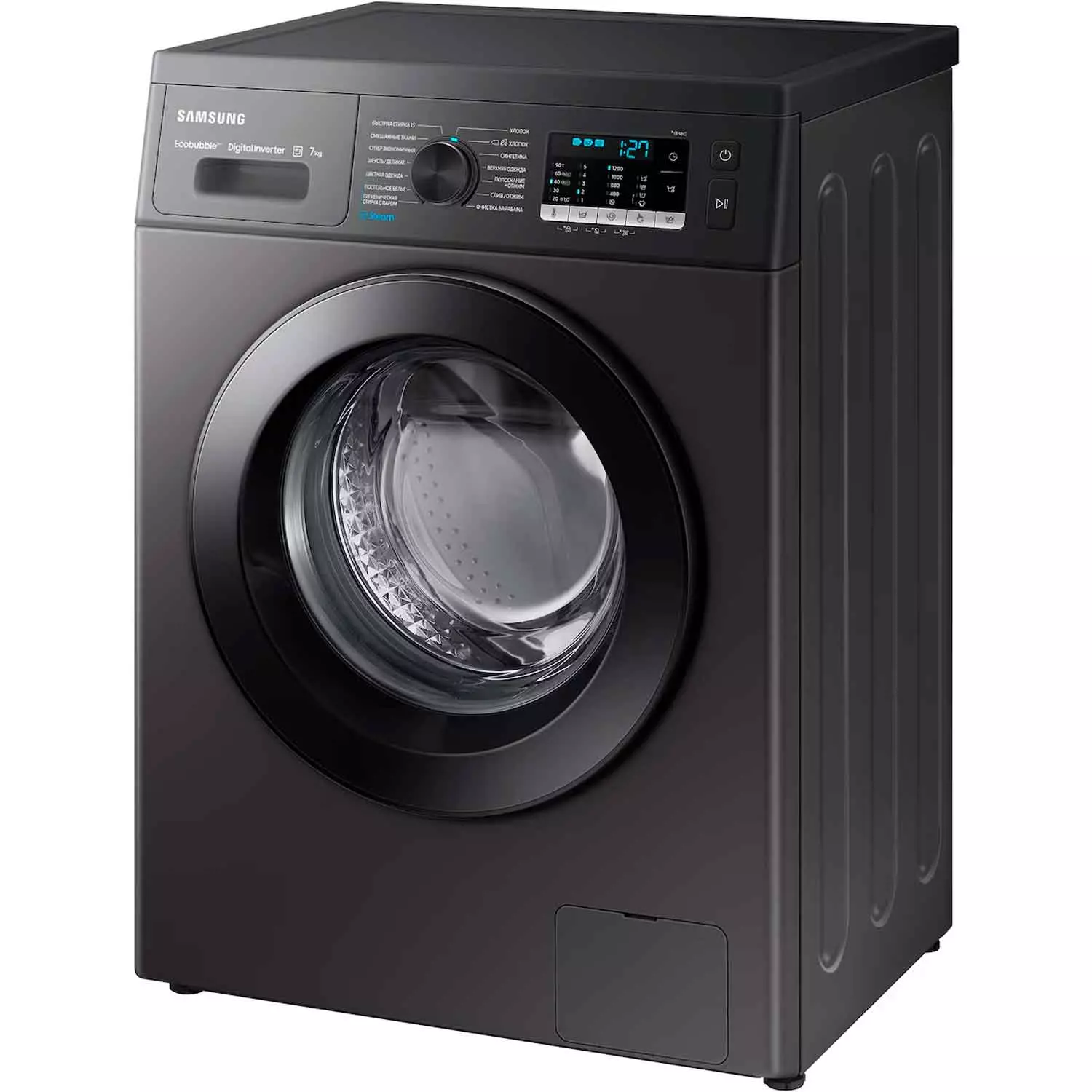 Стиральная машина SAMSUNG WW 70AK5S21CXLT KZ Black