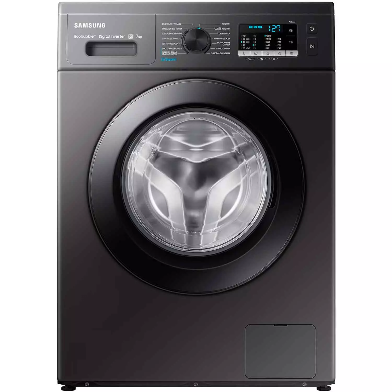 Стиральная машина SAMSUNG WW 70AK5S21CXLT KZ Black