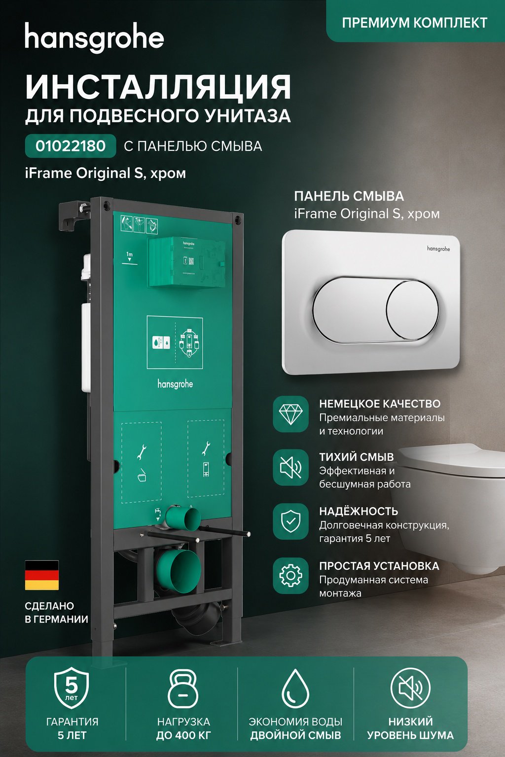 Hansgrohe рамная инсталляция iFrame universal+iFrame Original S
