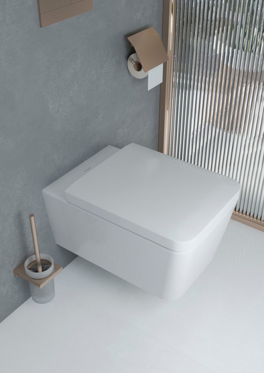Унитаз с инсталляцией Hansgrohe iFrame universal EluPura Q, санкерамика купить,531900
