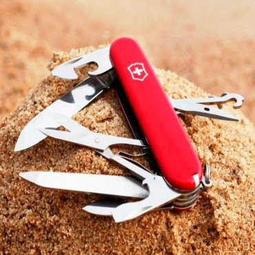 Нож Victorinox 1.3743 красный купить,NaN