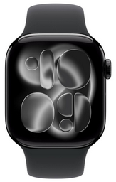 Смарт часы Apple Watch Series 11 GPS 42mm MEQT4 Jet Black Aluminium Case with Black Sport Band - S/M 