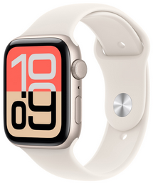 Смарт-часы Apple Watch SE 3&nbsp;GPS 44mm&nbsp;MEHG4 Starlight Aluminium Case with Midnight Sport Band S/M