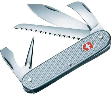 Нож Victorinox Pioneer Swiss Army серебристый купить,NaN