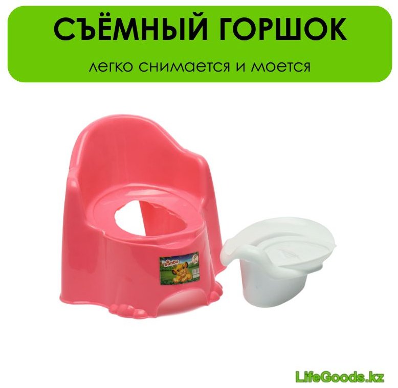 Горшок розовый купить,NaN