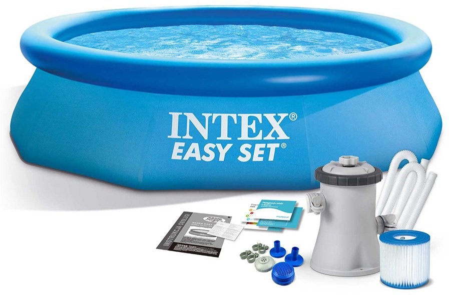 Бассейн надувной Intex Easy Set 28122NP, 305x305x76 см купить,NaN