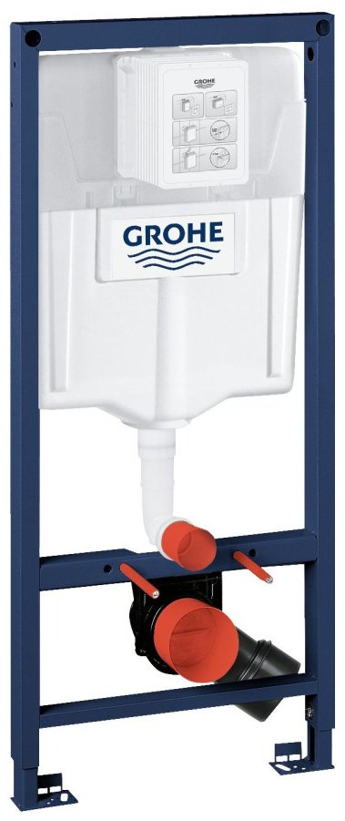 Унитаз с инсталляцией Grohe Rapid SL + Arena Cosmopolitan + Euro Ceramic Triple Vortex, санкерамика