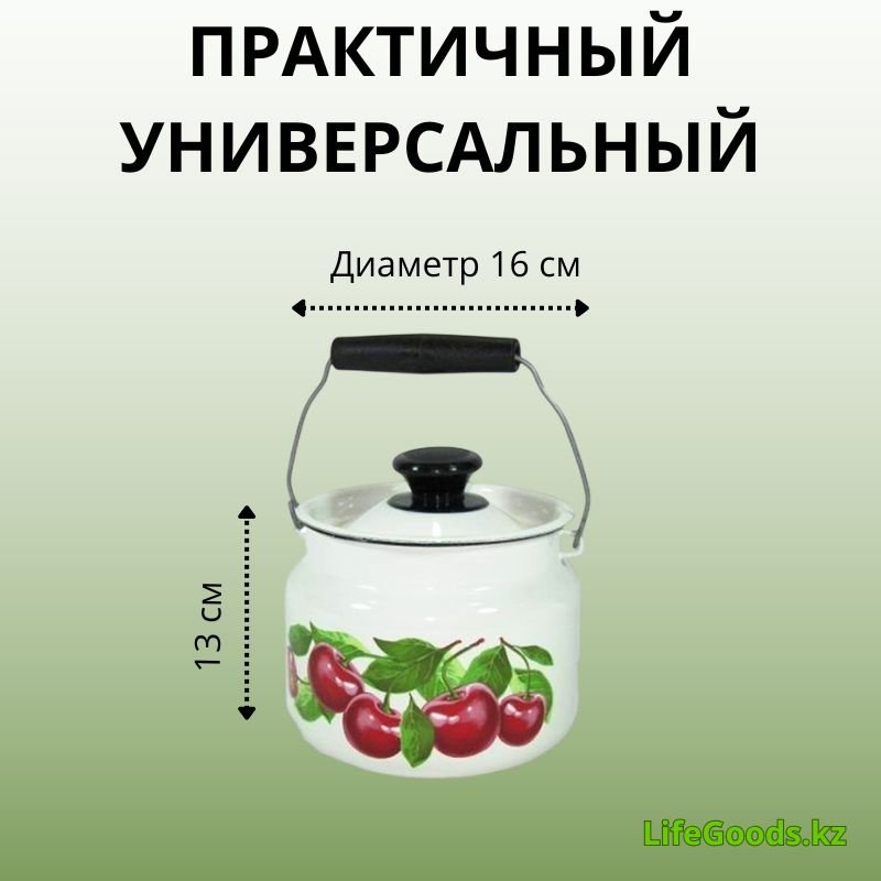 LifeGoods.kz бидон LG56106, эмалированная сталь купить,NaN
