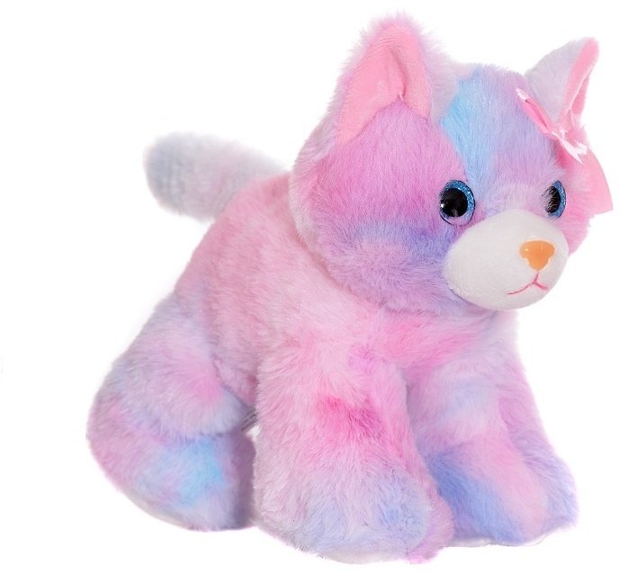 Мягкая игрушка кошка 47442, высота 16 см, розовый купить,NaN