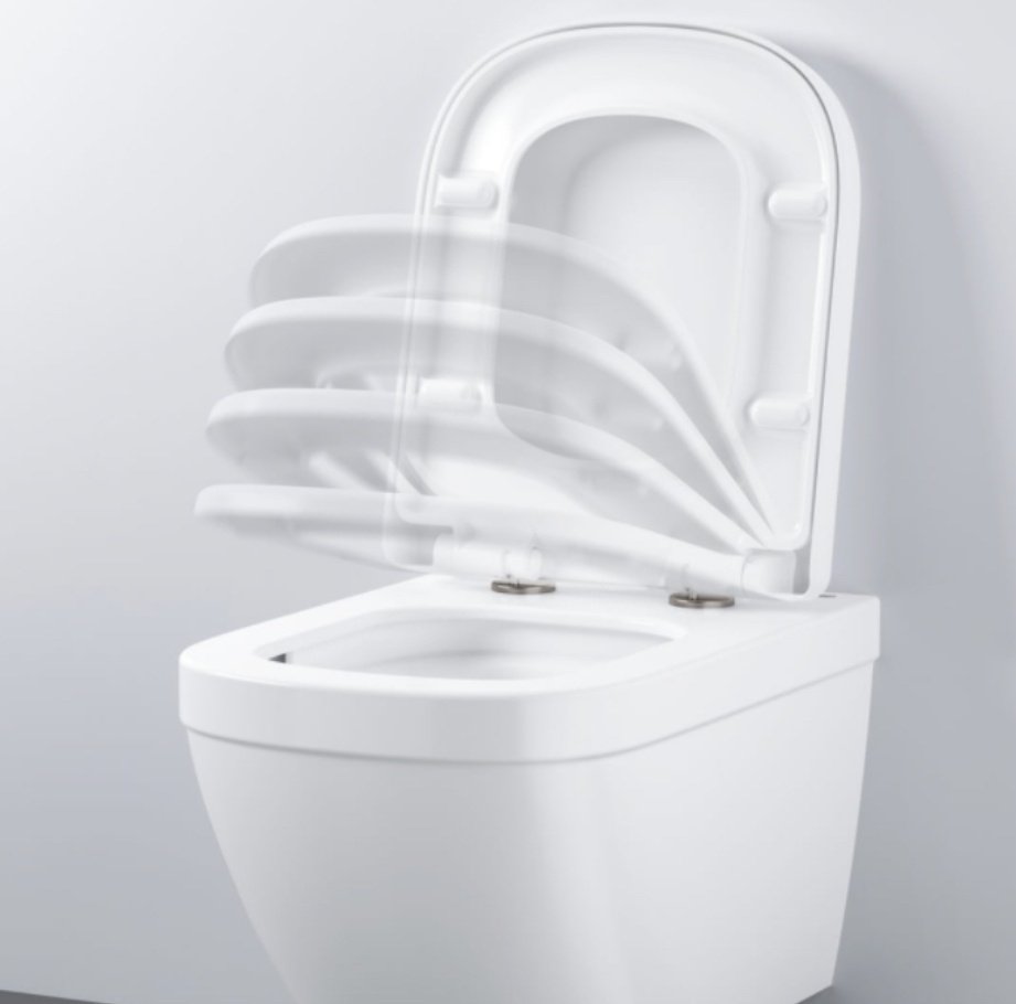 Унитаз подвесной GROHE Euro Ceramic 39554000, безободковый, с сиденье микролифт SoftClose