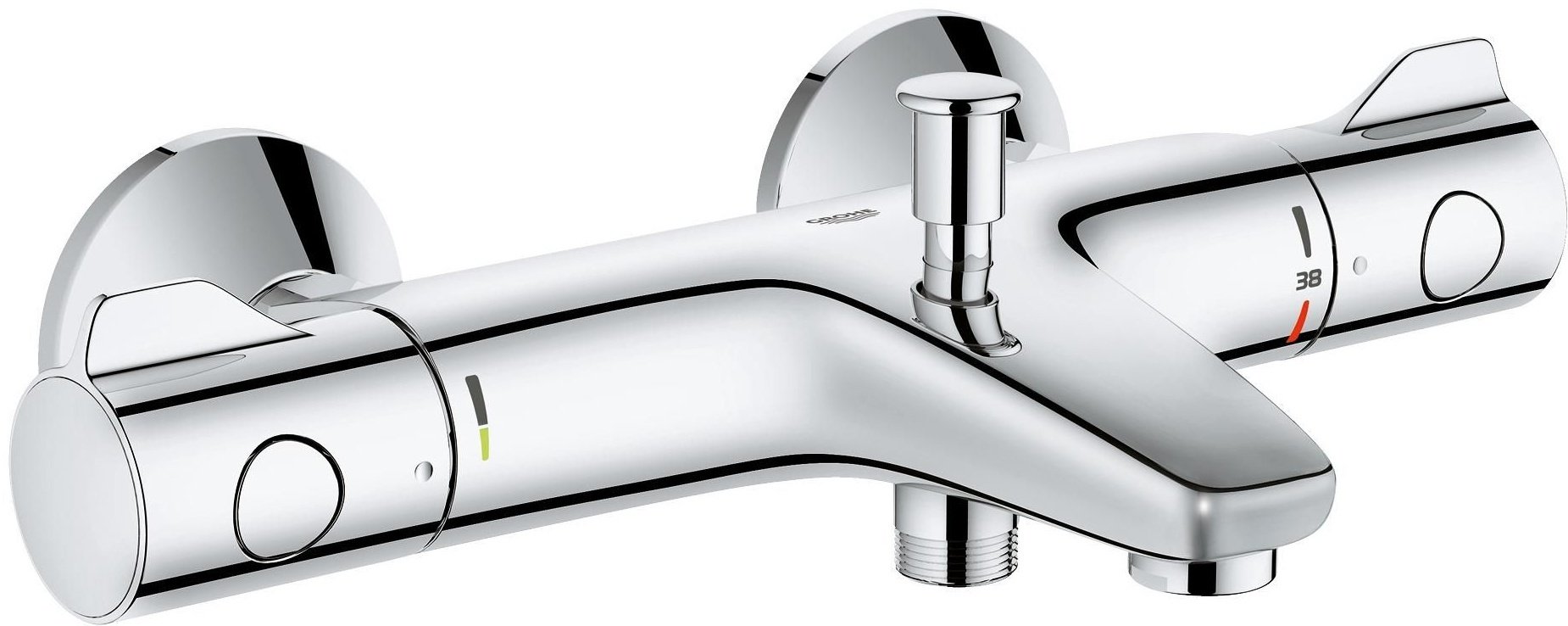 Смеситель для ванны с душем Grohe 34567000-WH, двухзахватный купить,NaN
