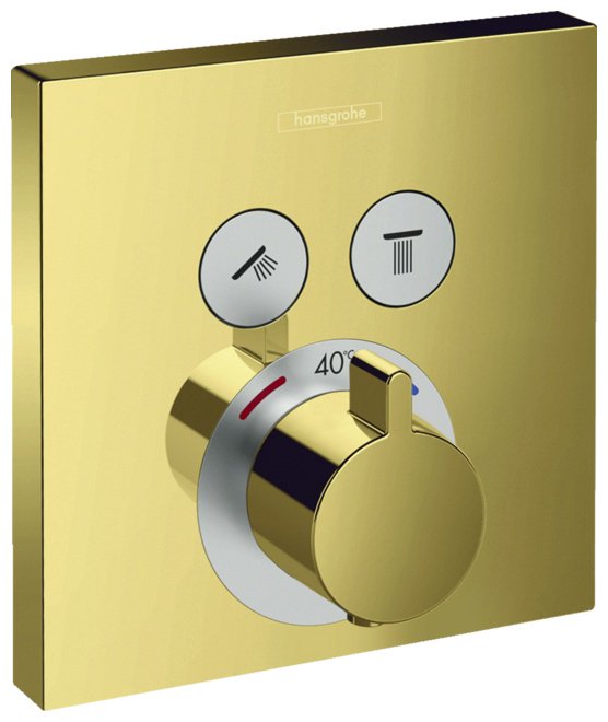 Смеситель для душа Hansgrohe ShowerSelect 15763990, латунь, цвет золотой купить,923700