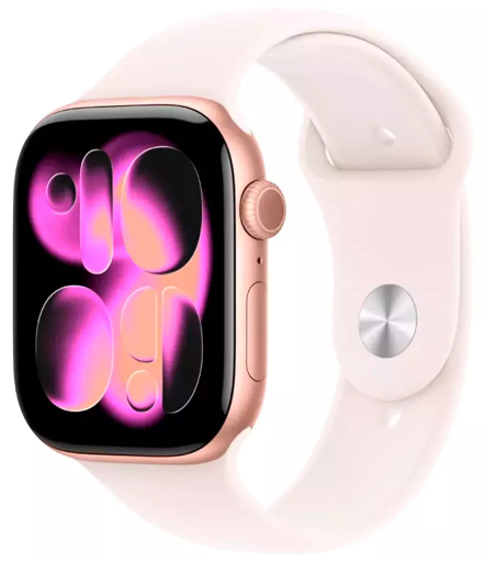 Смарт часы Apple Watch Series 11 GPS 46mm MEV74 Rose Gold  Aluminium Case with Light Blush Sport Band - M/L