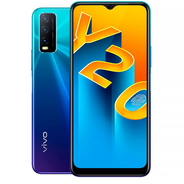 Смартфон Vivo Y20 64Gb Nebula Blue купить,NaN