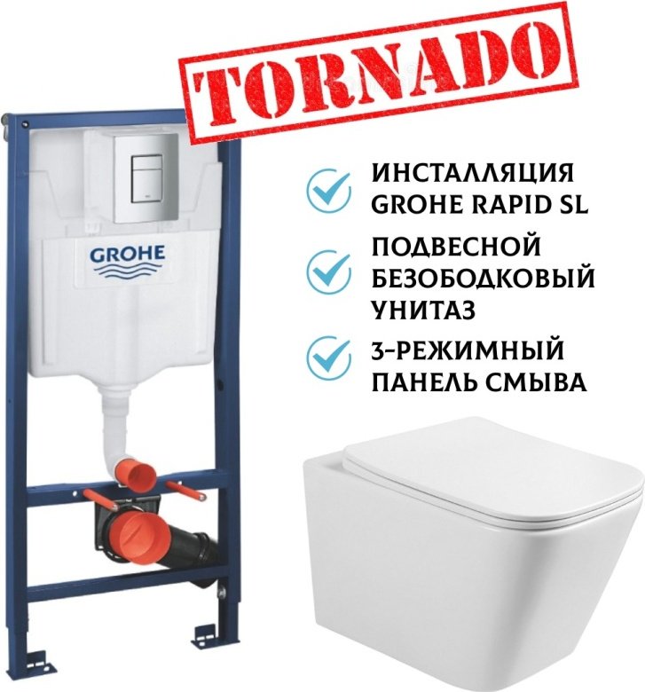 Grohe рамная инсталляция 38772001