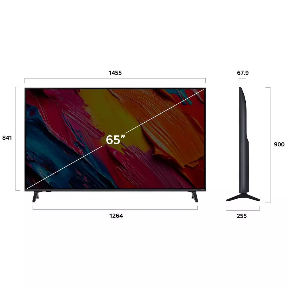 Телевизор 50" (127 см) LG 50QNED70A6A QNED UHD Black купить,NaN