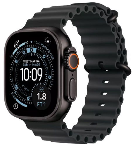 Смарт-часы Apple Watch Ultra 3 GPS + Cellular 49mm MF0J4Q Black Titanium Case with Black Ocean Band