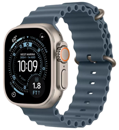 Смарт-часы Apple Watch Ultra 3&nbsp;GPS + Cellular&nbsp;49mm&nbsp;MEWH4Q Natural Titanium Case with Anchor Blue Ocean Band
