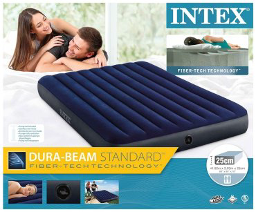 Кровать Intex 64759, 203x152x25 см, насос отсутствует купить,9990