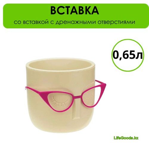 Кашпо для дома LifeGoods.kz 0.65 л, пластик купить,NaN