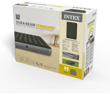 Матрас Intex 64108, 191x137x25 см, насос отсутствует купить,NaN