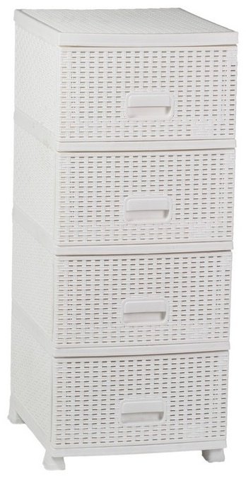 Комод пластиковый Patisson Плетенный 512-1 38х91х44 см купить,NaN