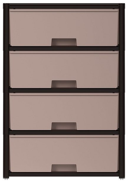 Комод пластиковый Альтернатива М8761 56х81х39 см купить,NaN