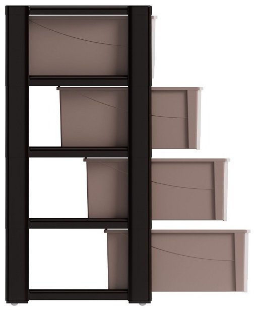 Комод пластиковый Альтернатива М8761 56х81х39 см купить,NaN