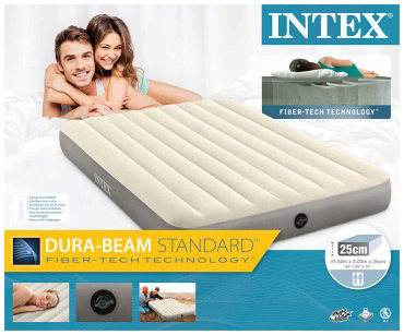 Матрас Intex 64103, 203x152x25 см, насос отсутствует купить,NaN