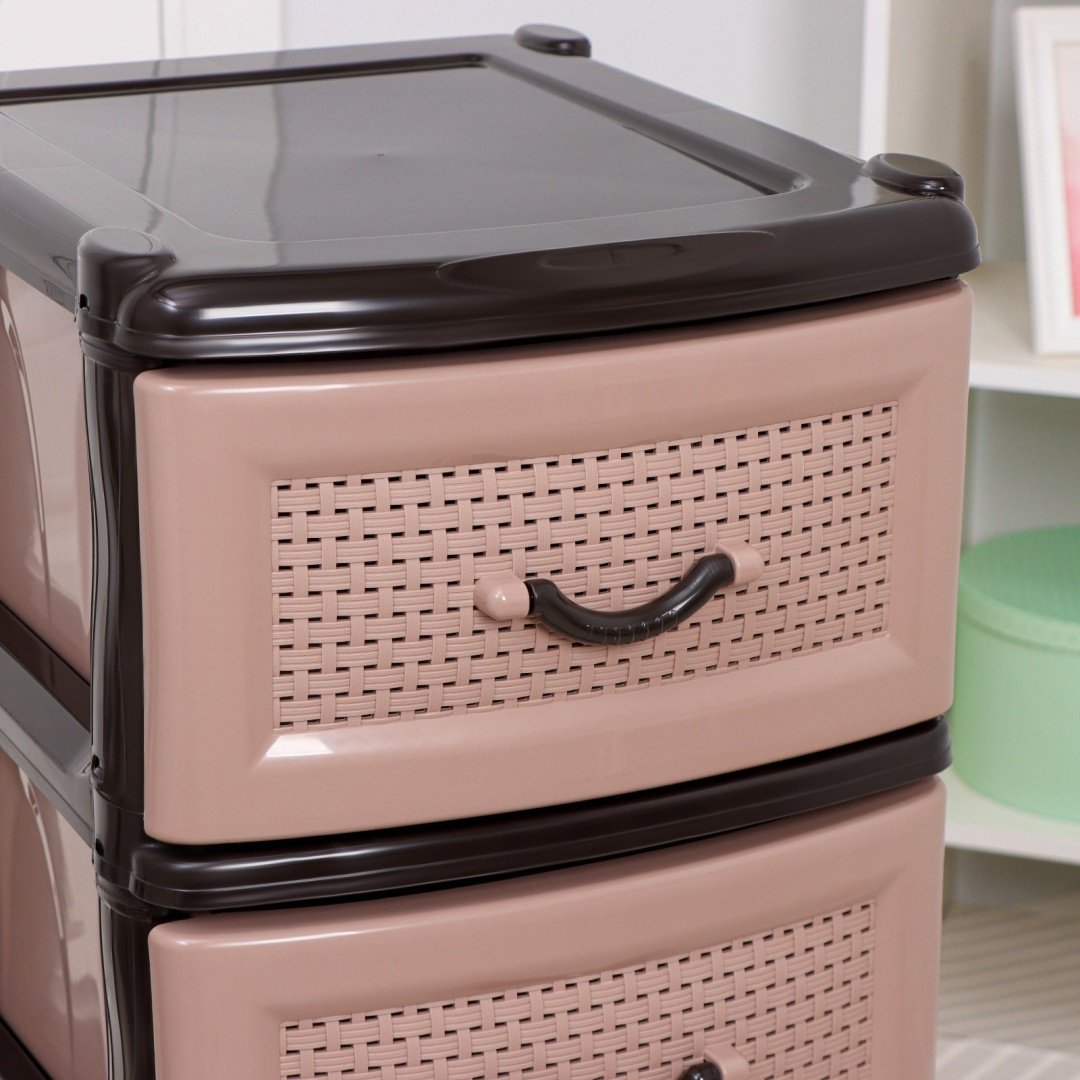 Комод пластиковый Альтернатива 2645127 38х98х38 см купить,NaN