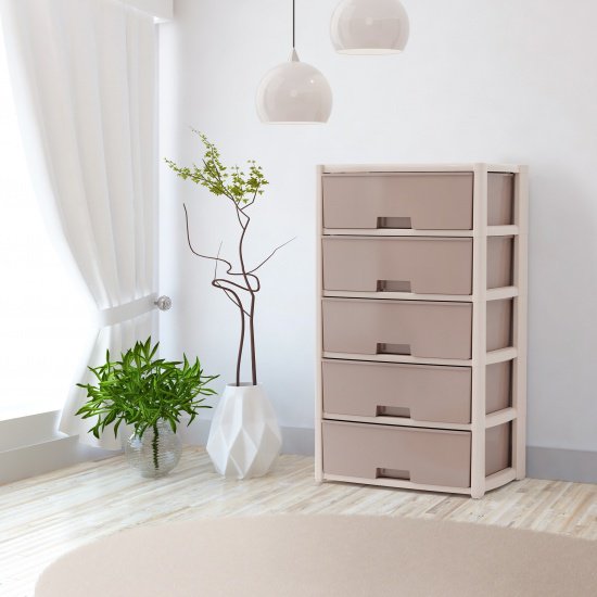 Комод пластиковый LifeGoods.kz LG46770 56х100х39 см купить,NaN