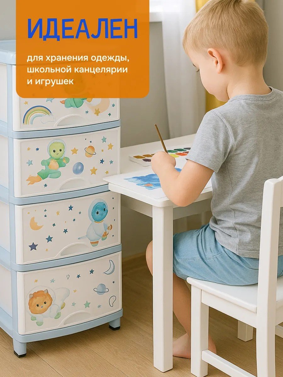 Комод пластиковый 950664982 38х98х48 см купить,NaN